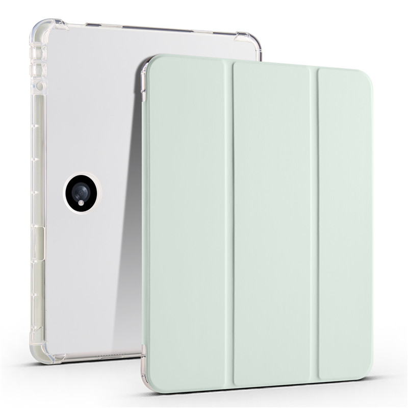 Tablet Coque For OPPO Pad 2 Case 11.61 inch PU Leather Tri Fold Caqa For One Plus Pad 11.61 Cover With Pencil Holder Shell + Pen_voghion.com