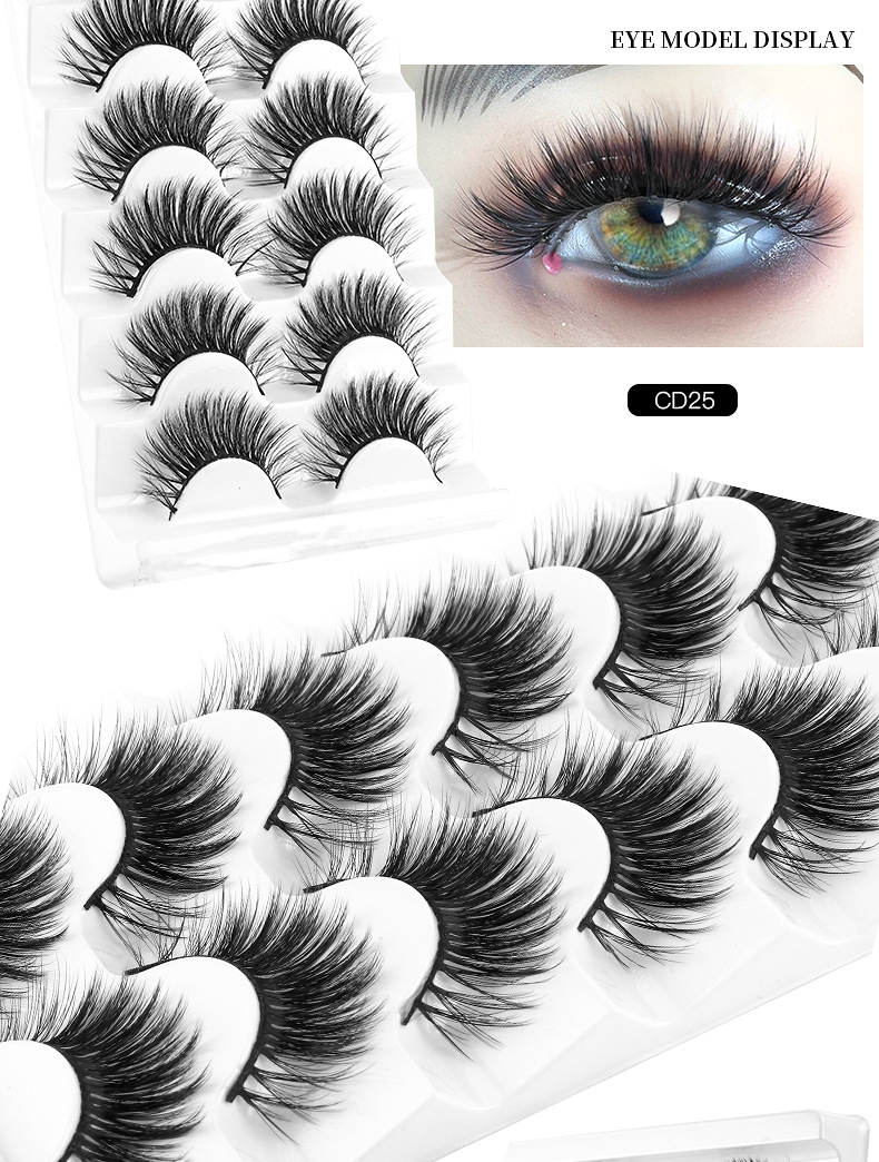 Lash extension set Thick high mink false eyelashes naturally curl your lashes_voghion.com