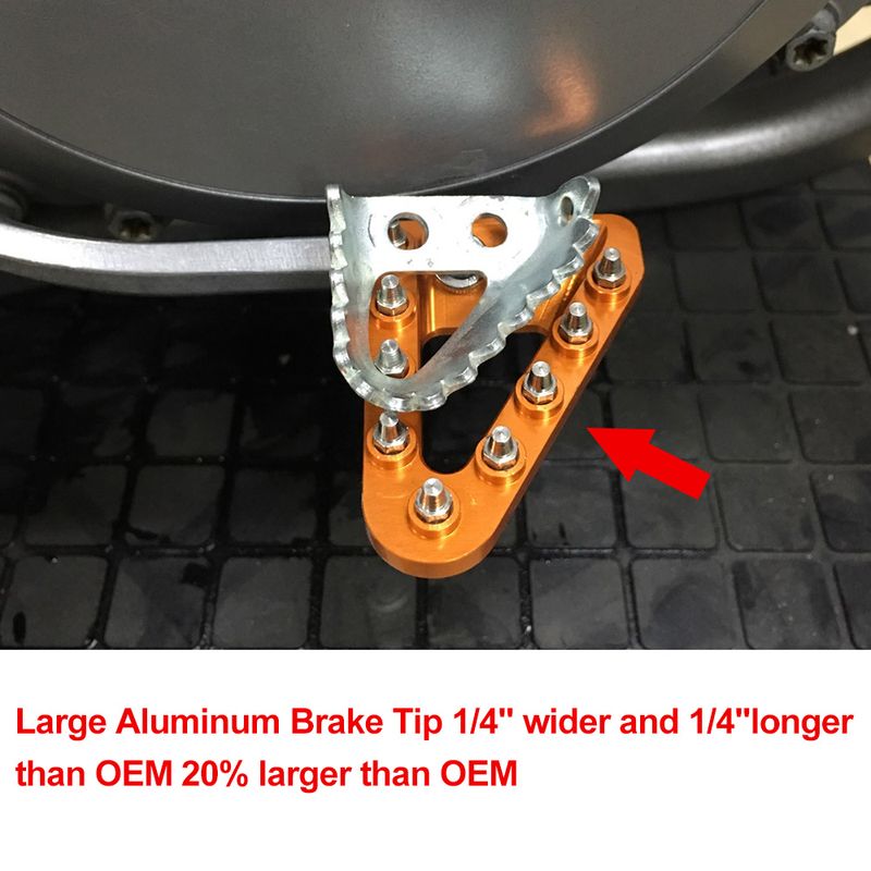 NICECNC Bremspedalhebel Spitze Platte Für KTM SX SXF XC XCF EXC EXCF XCW TPI SD 6D 125 150 200 250 300 350 400 450 500_voghion.com