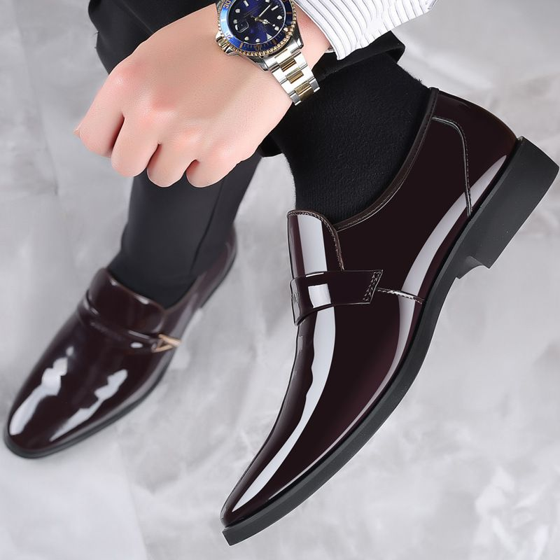 Men Boots Oxford Synthetic Leather Comfortable Outdoor Footwear_voghion.com