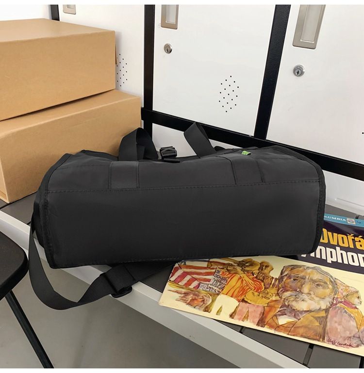 Men's Handbags Cool Large Oxford Tote Bag Men's Fashion Solid Color Shoulder Bag Women's Business Travel Bag_voghion.com