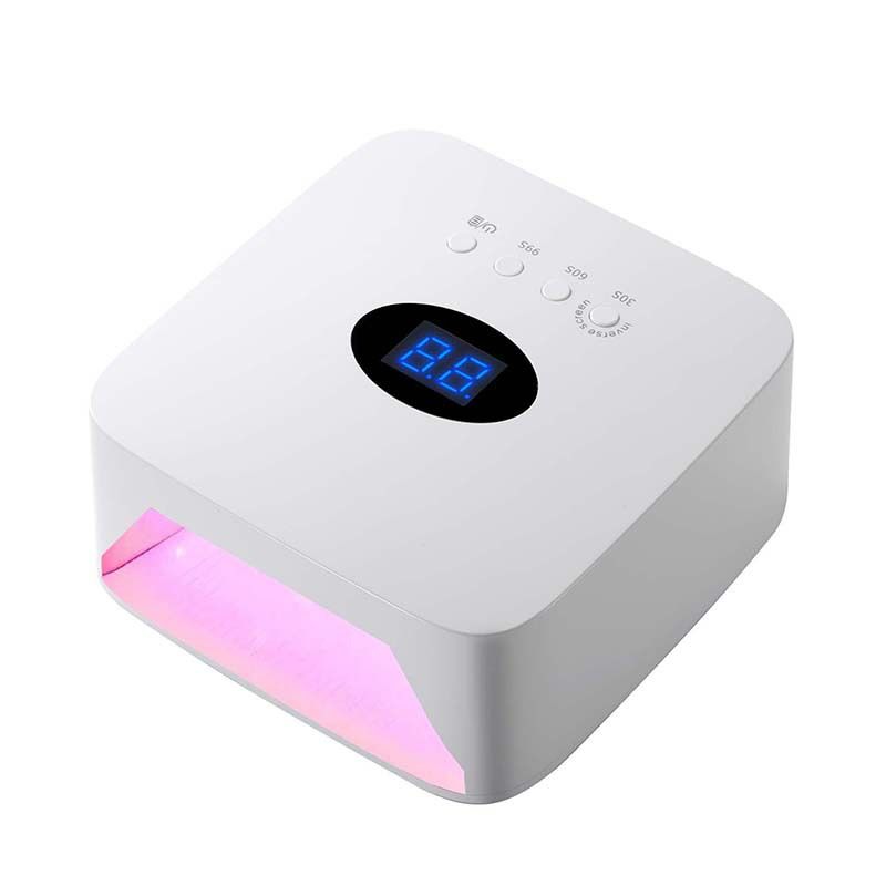 Lampe à ongles rechargeable 54 W Machine de séchage de vernis à gel sans fil Lumière UV pour ongles Lampe LED UV à ongles sans fil_voghion.com