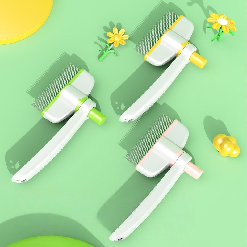 Plastikowa obrotowa szczotka dla psów od PawParty Store_voghion.com