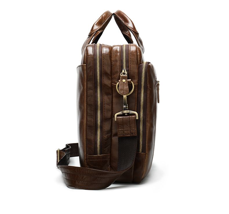 Borse da lavoro in pelle vintage, borsa a tracolla in pelle da uomo, borsa per computer da uomo_voghion.com