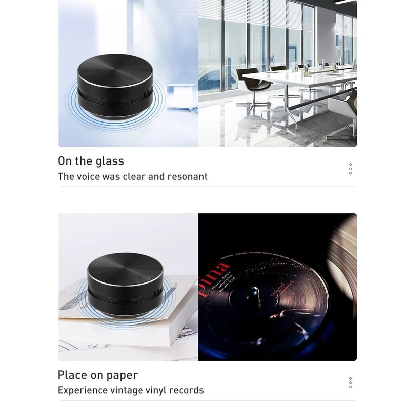 Hot Bone Conduction Bluetooth Speaker Vibration Stereo Audio Digital TWS Wireless Smallest Speakers Dropshi_voghion.com