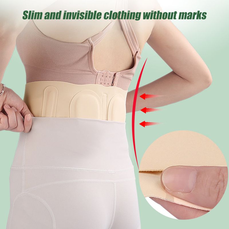 Cintura di supporto lombare traspirante per sciatica, scoliosi, ernia del disco, unisex, per alleviare il dolore alla parte bassa della schiena_voghion.com