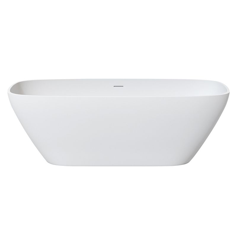 67" Solid Surface Soaking Bathtub_voghion.com