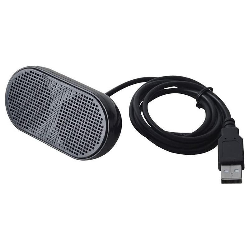 USB Small Sp Mini Portable Mobile Sound Card Stereo for Home Laptop Notebook Computer Multimedia Desktop_voghion.com