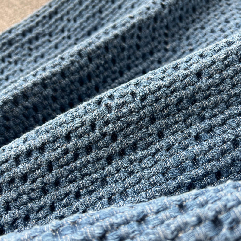 Women's denim suit women's raw edge short denim jacket + slit skirt two_voghion.com