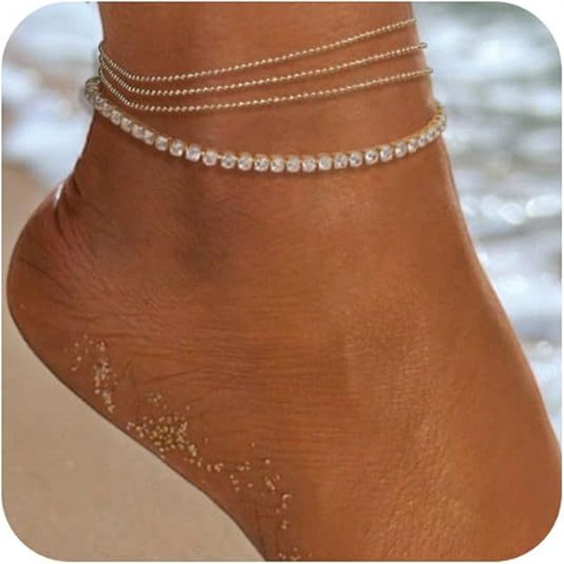 Korean And Japanese Fashion Hip-Hop Versatile Minimalist Style Cuban Single Double Layer Braided Chain Gold Silver_voghion.com