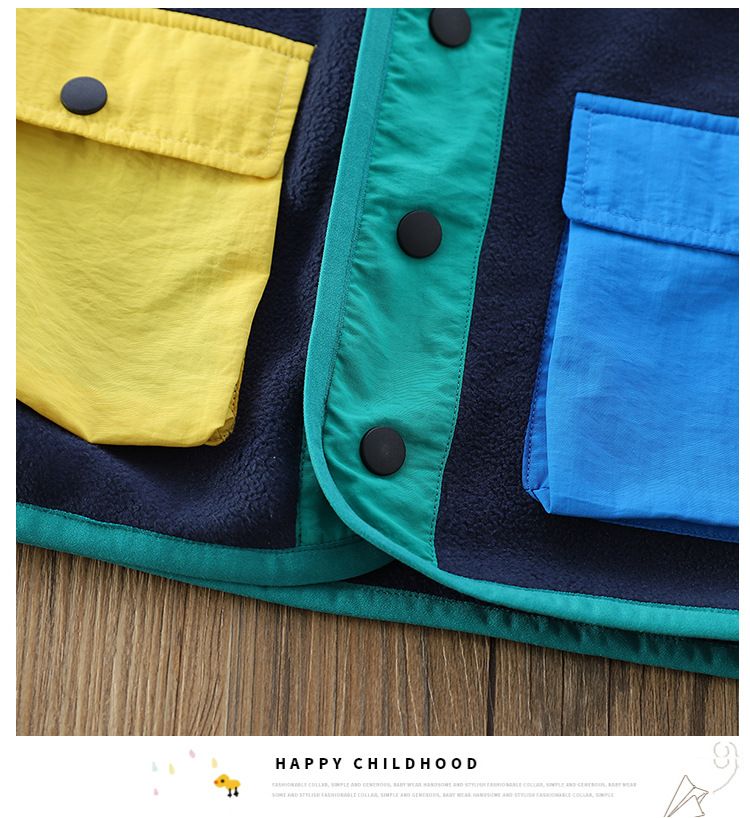 Boys Fleece Vest For Big Kids - Soft Camo Pattern Warm Sleeveless Jacket, Lightweight Polyester Layering Piece For School & Outdoor_voghion.com