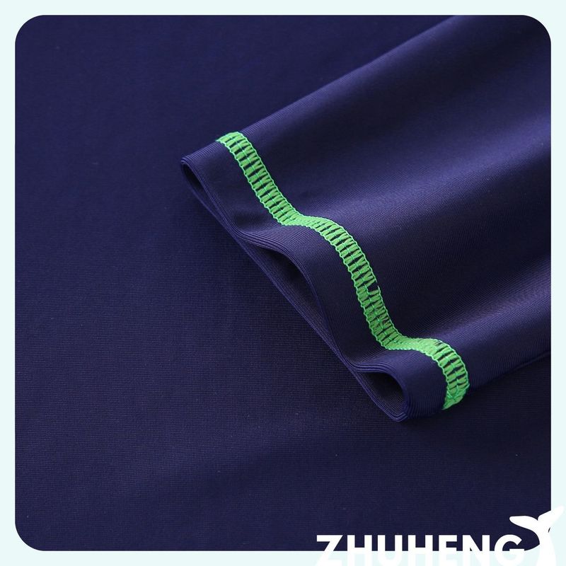 Mother & Kids UPF50+ Children's Swimsuit Boys Sun Protection Children's Swimsuit Split Quick Drying Single Piece Top Solid Color Simple Swimsuit_voghion.com