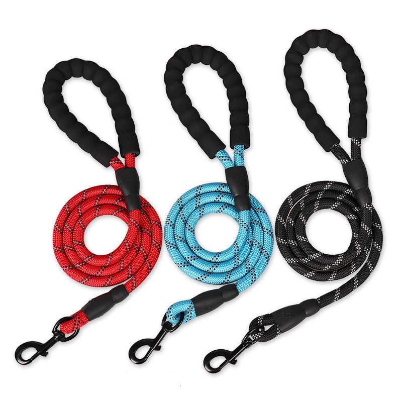 PawParty Store'dan Büyük, Küçük, Orta ve Büyük Köpekler İçin 150/200/300 Cm Dayanıklı Köpek Evcil Hayvan Yansıtıcı Tasması, Çekiş Tasması, Halat Çekme_voghion.com