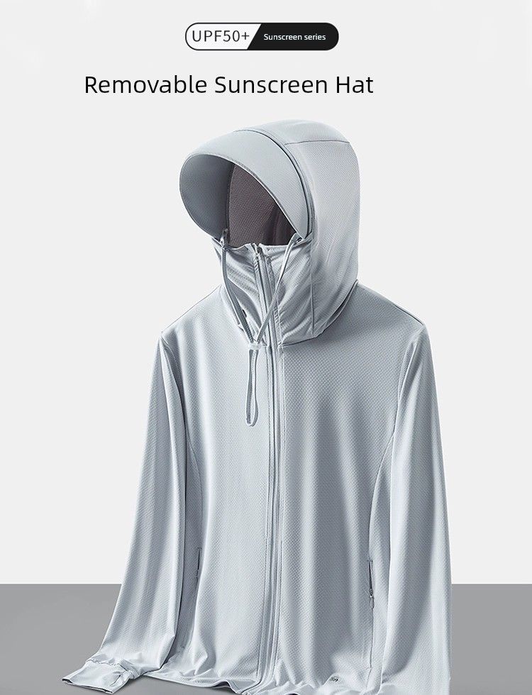 Ženska poletna zračna tanka jakna z zaščito pred soncem UPF50 +_voghion.com