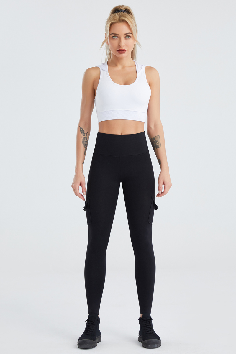 Cross-border hooded yoga wear for women summer mesh breathable quick-drying vest running nude sports bra with chest pads_voghion.com