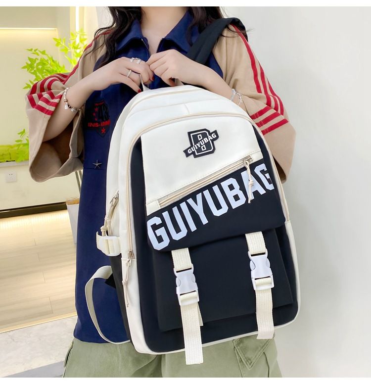 Women's bag 2024 new high-capacity for middle and high school students, fashionable backpack, computer bag, backpack_voghion.com