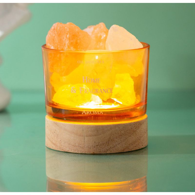 No Fire Aromatherapie-Diffusorstein, Schlafzimmer-Lichtduft, ätherisches Öl für Zuhause, Aroma-Ornament_voghion.com