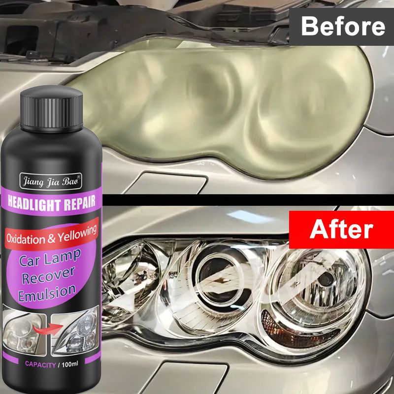Auto-Restaurierung Polier-Kits Scheinwerfer Kratzer Entferner Reparatur Reinigungspaste Entfernen Oxidation Scheinwerfer Politur Flüssigkeit_voghion.com