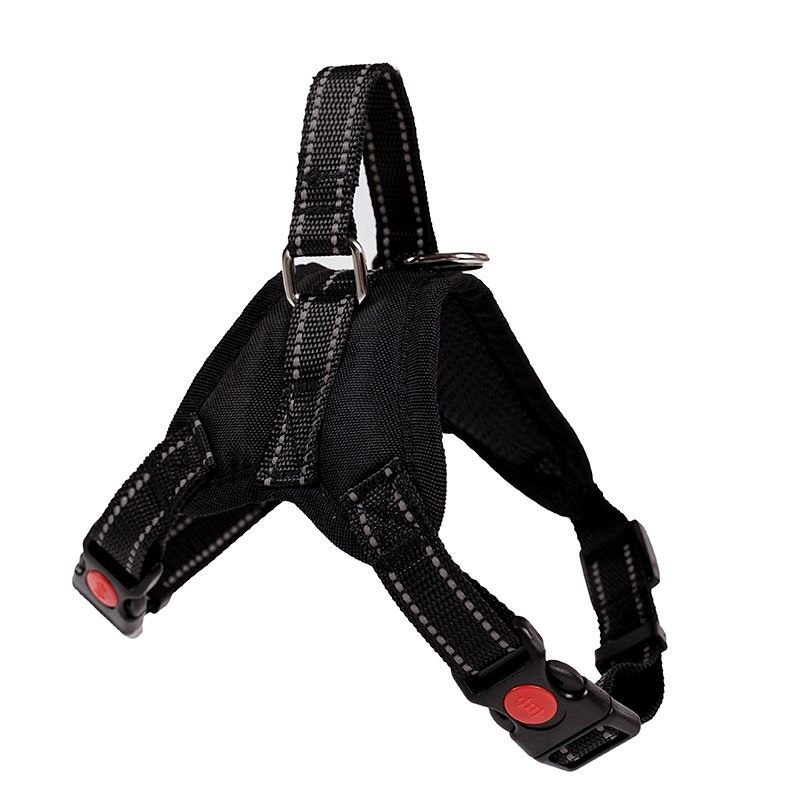 Coleira estilo colete e gato, anti-fuga, estilo sela, corrente, malha respirável, coleira para passear com cães_voghion.com