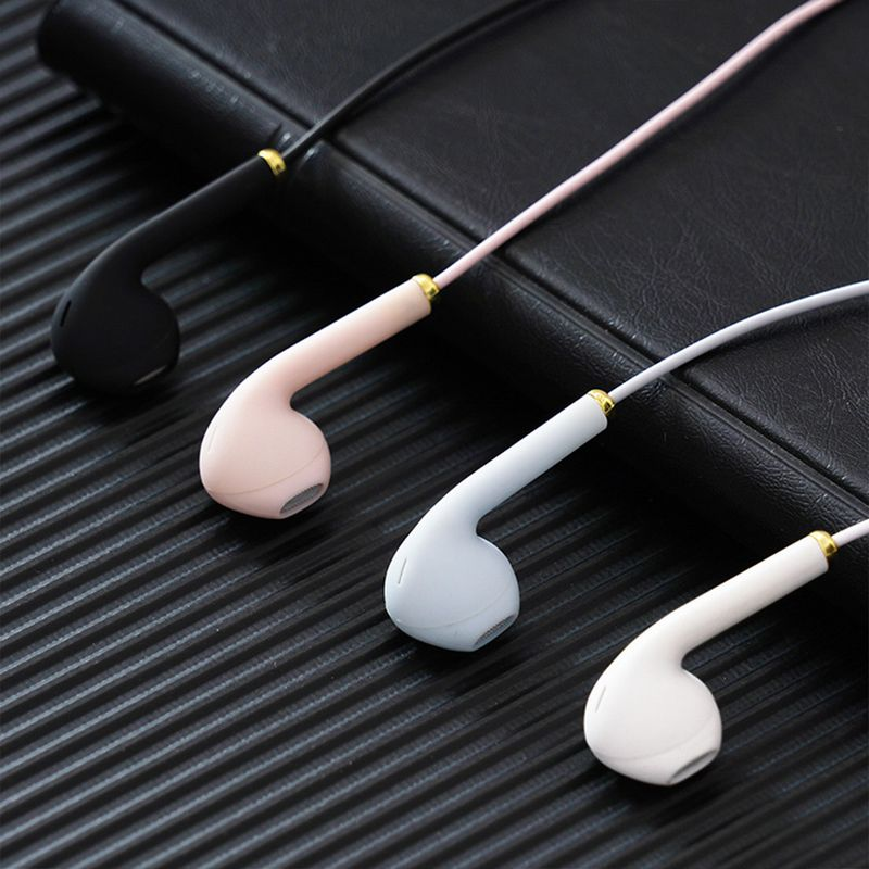 Dźwięk 1,2 m Przewodowe Praktyczne Mini Super Jakość Stylowe 3,5 mm Słuchawki douszne z mikrofonem do karaoke_voghion.com