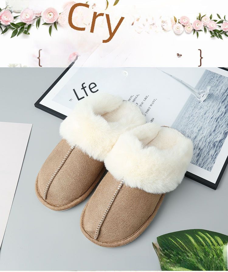 Grenzüberschreitender E-Commerce-Mao-Mund-Erhöhung Home Herren Damen Indoor und Outdoor Warm Cotton Hausschuhe Spot_voghion.com