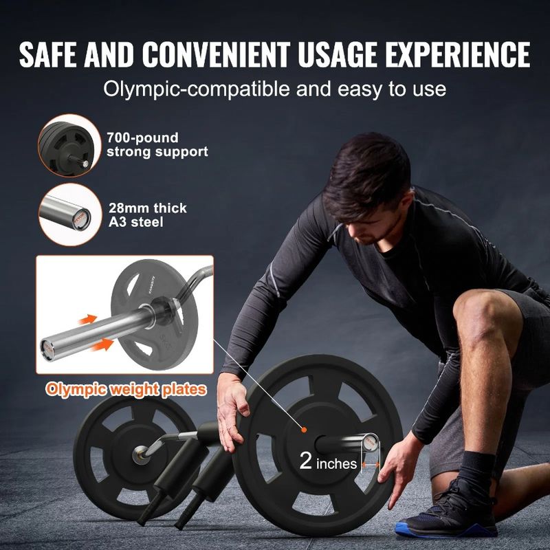 Pads, Bar Shoulder Bar, 700 Squat 28mm Bar, Safety LBS Fitness Attachment Weight And Squat Arm Squat Bar, Safety With Diameter_voghion.com
