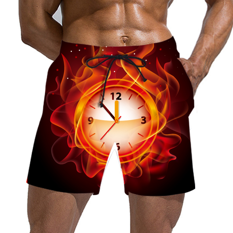 3D-Shorts, Sommer, neue, schnell trocknende Strand-Badeshorts, Herren-Hip-Hop-Shorts, Strandbekleidung_voghion.com