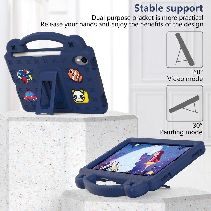 Pouzdro pro iPad Mini 6 8,3 palce 2021, bezpečné pro děti, EVA, stojánek na tablet, kryt pro iPad Mini 6 5 4 3 2 1 mini6 mini5 mini4 mini3 #S_voghion.com