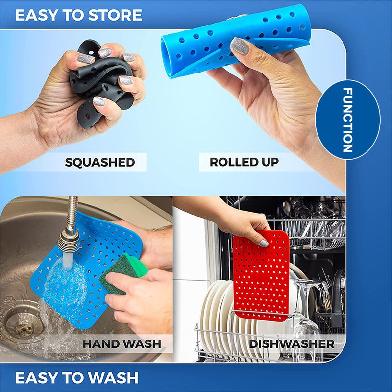 Wohnmöbel Anwendbar auf NINJA Air Fryer Zubehör Air Fryer Silikonmatte Doppelkorb Rechteckiger Liner Set Ofen_voghion.com