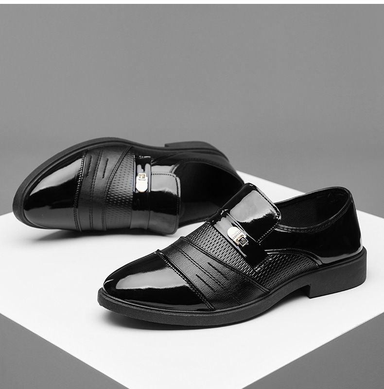 Oxford Loafer til mænd Bryllupssko Fodtøj Laklæder Ruskind Snørebånd Business_voghion.com