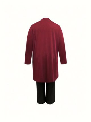 Elegant Plus Size 3-Piece Women's Suit Set - Flattering & Stylish Outfit For Work & Casual Wear Fashion Trends_voghion.com