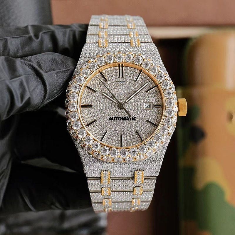 2025 Designer High-End Herrenmodemarke Volldiamant-Moissanit-Uhr_voghion.com