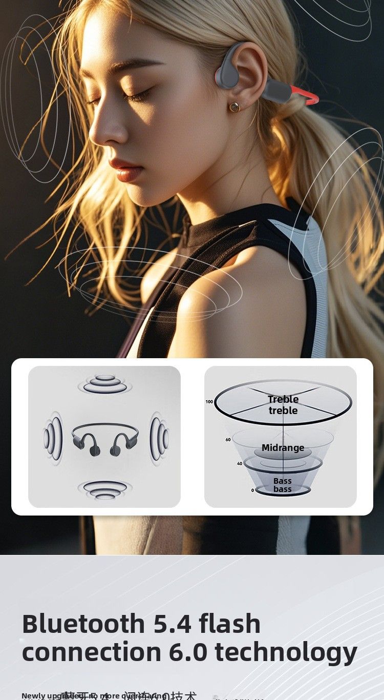 Cross-Border X21 Bone Conduction Headphones With Built-in Memory Long Battery Life For Music Listening, Sports, And Swimming IPX68 Water-Resistant Blu_voghion.com