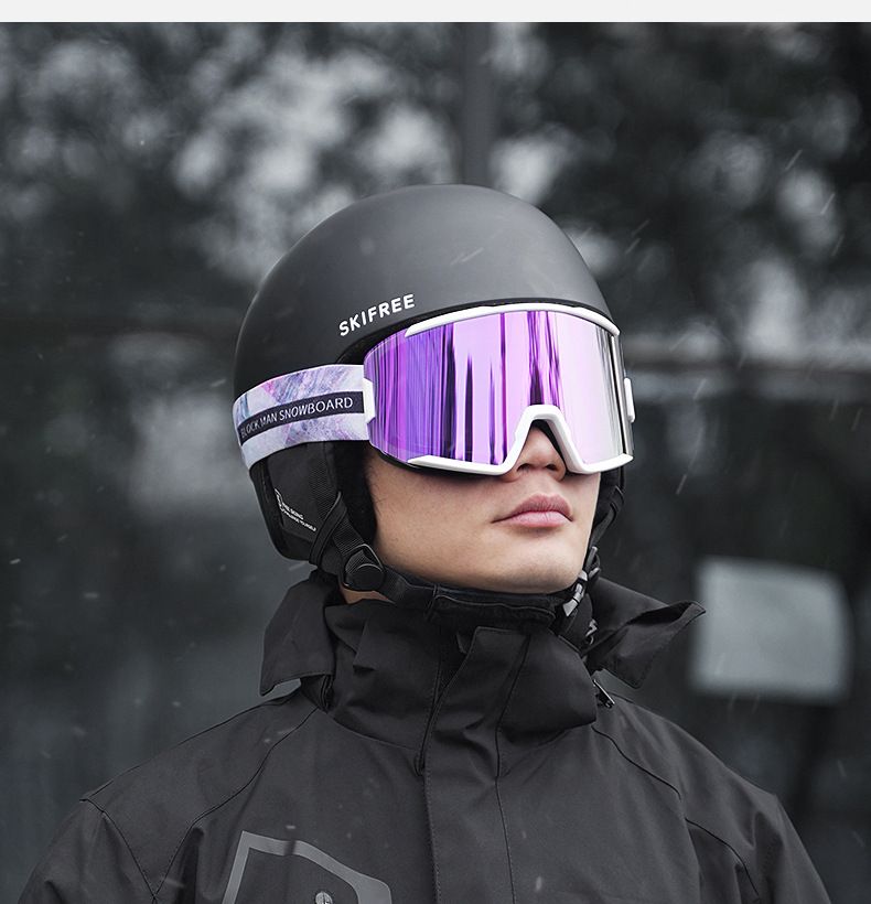 Erkekler ve Kadınlar İçin Profesyonel Kış Kayakçılığı Rüzgar Geçirmez Çift Buğu Önleyici Kar Giyilebilir Reçeteli Snowboard Gözlüğü_voghion.com
