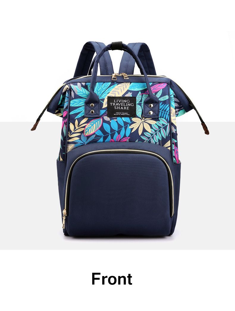 Large Capacity Nylon Women Ladies Shoulder Backpacks Mommy Baby Nursing Bags Fashion Female Business Laptop Backpack_voghion.com