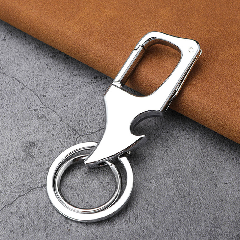 Shuosbai Key Chain Multifunctional Foldable Small Reusable with Mini Cutter Bottle Opener Gift Men Key Ring Hanging Pendant Daily Use_voghion.com