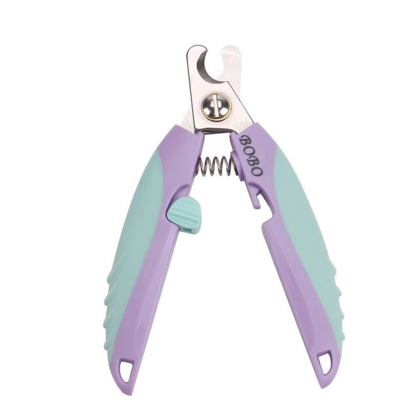 BOBO Two-tone Flat Head Nail Clippers Scissors Pet Supplies 1_voghion.com