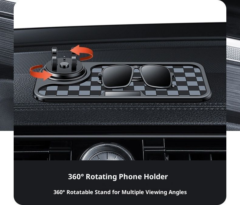 Xiaodeng Xiaodeng Dashboard Holder Center Console Anti-Slip Car Phone Stand Fixed Storage Mat_voghion.com