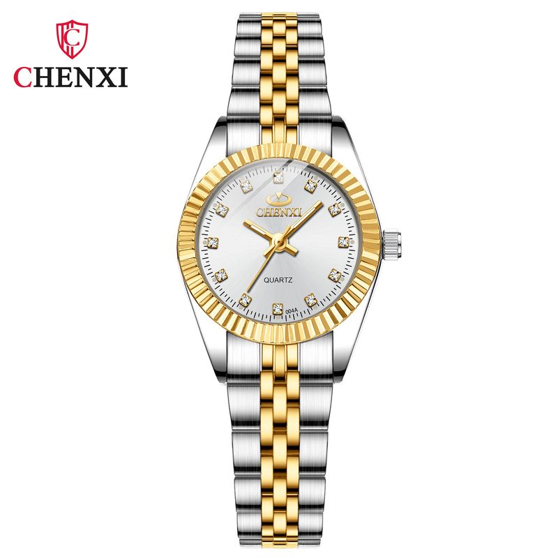 CHENXI Dawn Brand Quartz 004A Women's Watch Couple Watches Gold_voghion.com