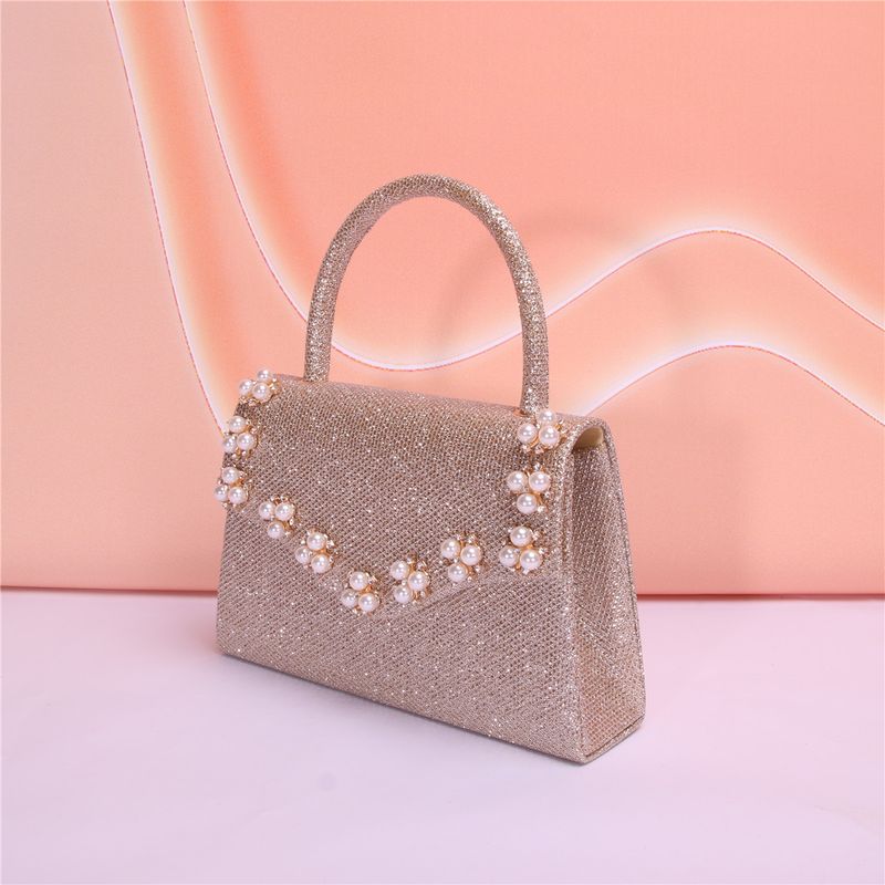 Damentaschen Flap Perlen Blume Handtasche, Exquisite und elegante Abendtasche, modische und personalisierte Clutch, Einzelhandel und Großhandel_voghion.com