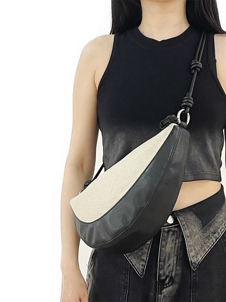 Crossbody Bag Dumpling-Shaped Bag Stylish Versatile 2025 Fall/Winter New Shoulder Bag_voghion.com