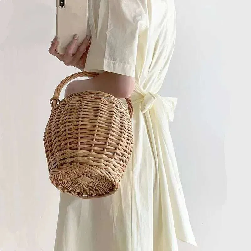 Borse firmate in vimini, da donna, estive, da spiaggia, in rattan naturale, in paglia, fatte a mano, intrecciate, nuove borse 2025_voghion.com