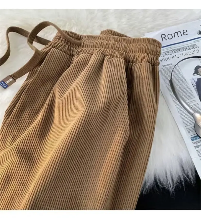 Loose Sweatpants Men Spring Autumn Casual Pants Hong Kong Style Suitable For Teenagers And Adults_voghion.com