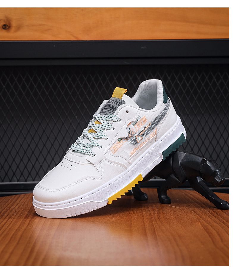 2023 Casual Sneakers til mænd Street Fashion Herre Skateboard Sko Udendørs Gåture Flade Sko Beskyttelse Snøre Skateboard Sko_voghion.com