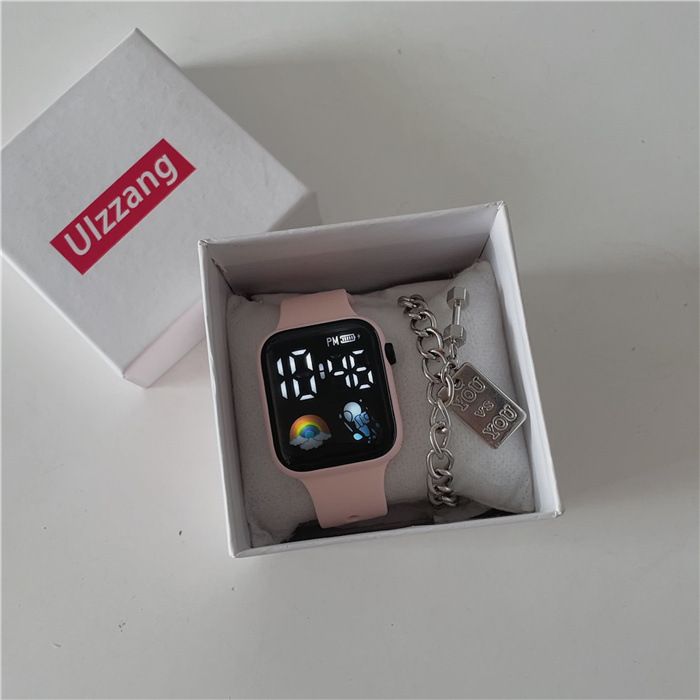 Technologische LED-Astro für männliche und weibliche Studenten Instagram High Beauty Watch mit einfacher Mode und wasserdicht_voghion.com