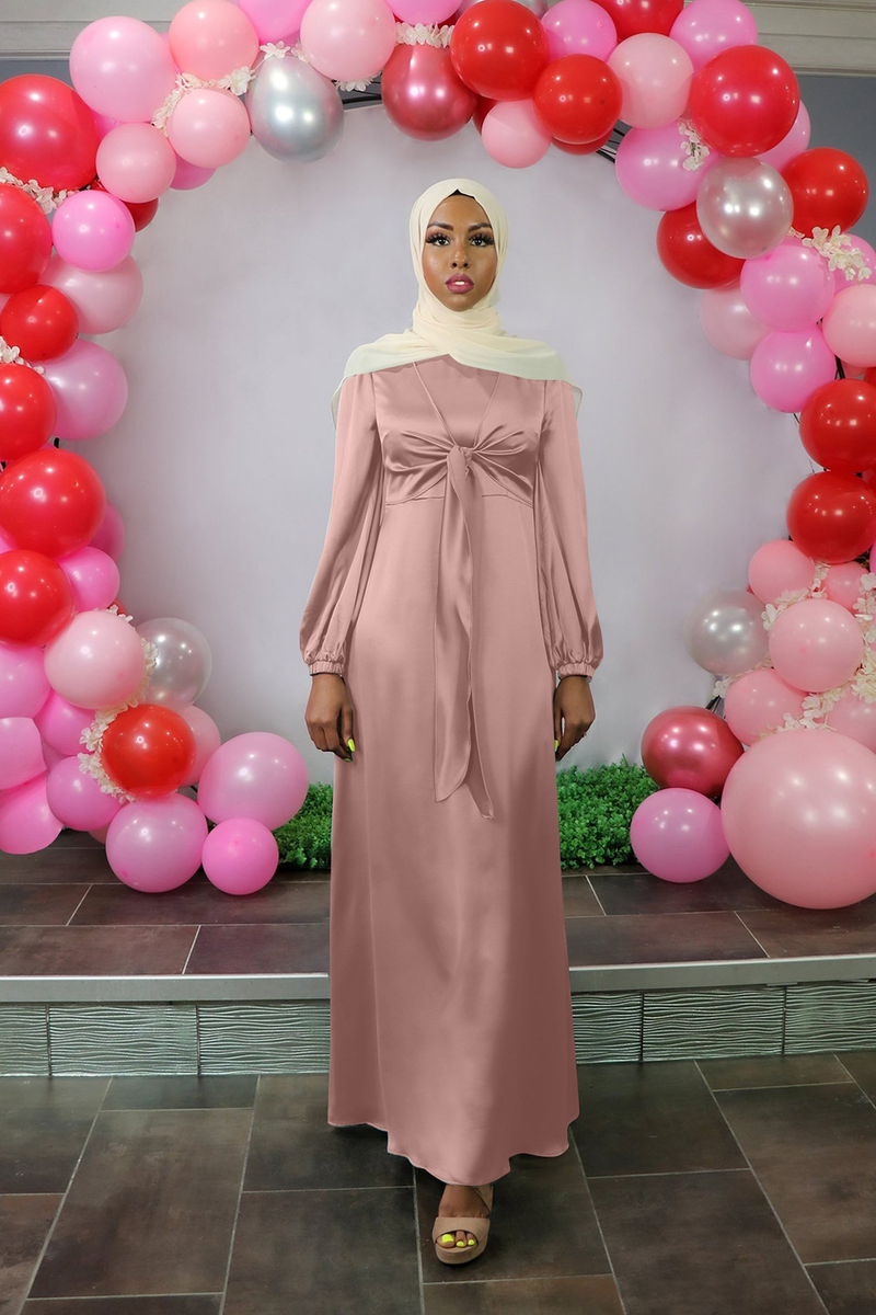 Ženska oblačila Obleke Bližnji vzhod Dubaj Muslimanske ženske halje z elegantnimi dolgimi krili_voghion.com