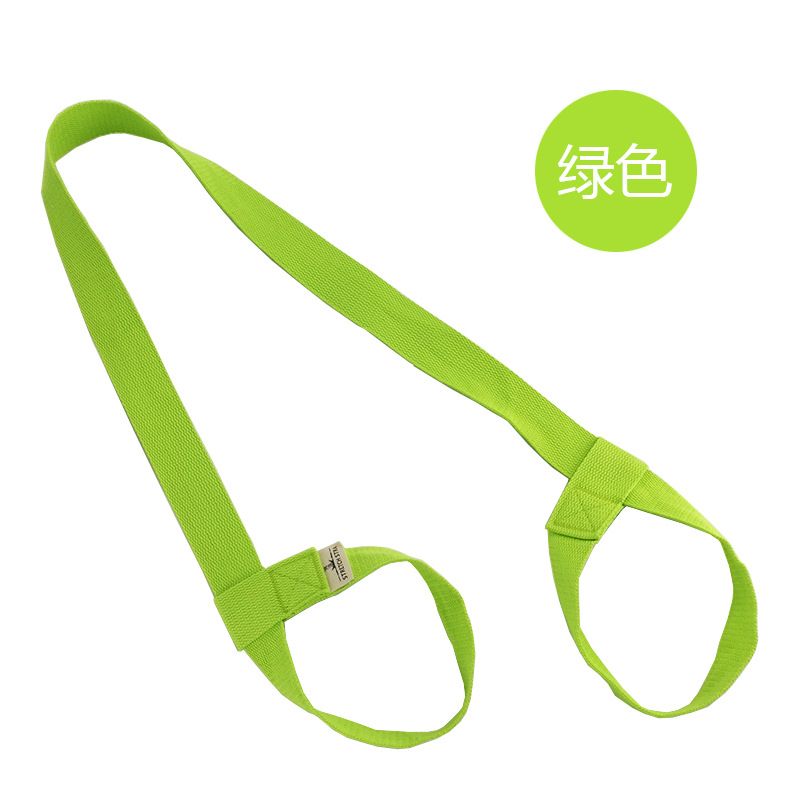 Tragbarer Yogamatten-Rücken-Schultergurt aus Baumwolle, Stretching-Gürtel_voghion.com
