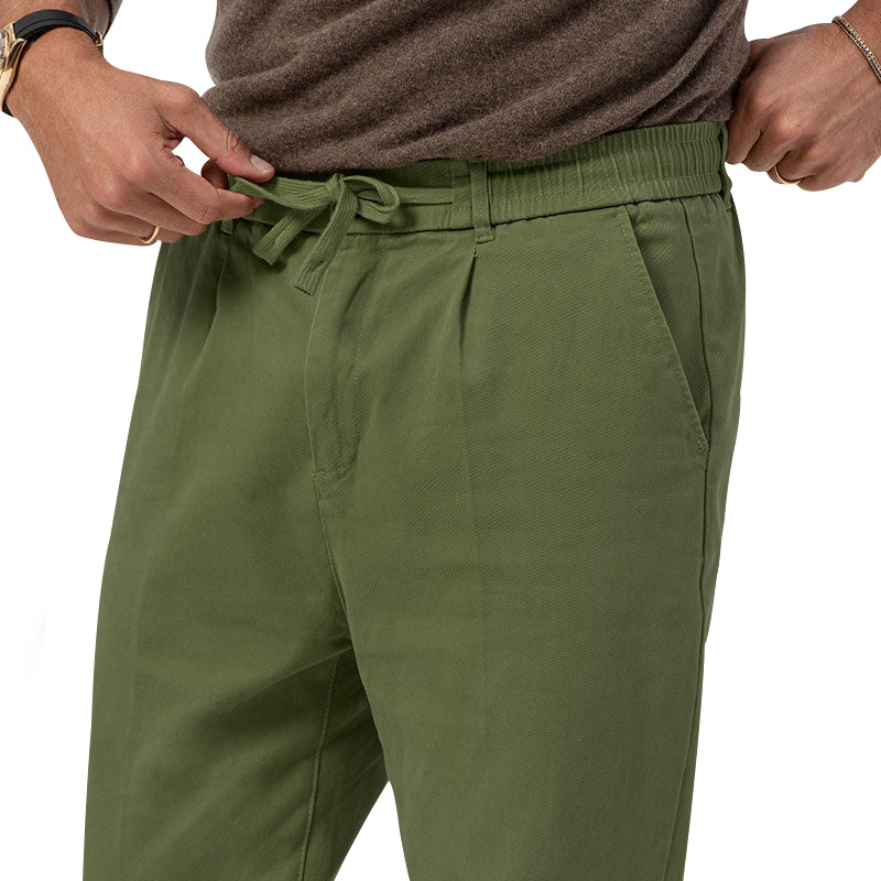 2023 Plus Size Men Trendy Business Casual Long Spring Autumn New Straight Solid Color Dress Pants Men's Clothing_voghion.com