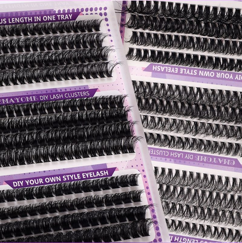Europski i američki prekogranični 30D100D gusti pojedinačni skup umjetnih trepavica set od 10 16 mm uvijajućih DIY segmentiranih trepavica_voghion.com