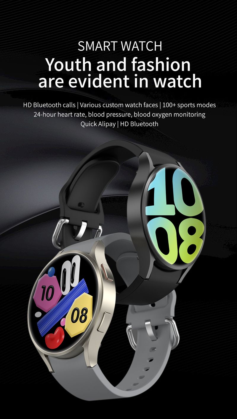 Chytré hodinky M10 pro muže a ženy, hlasové volání, vodotěsné fotografování, krok za krokem, monitorování srdeční frekvence, sociální zábava, dálkové ovládání, selfie_voghion.com
